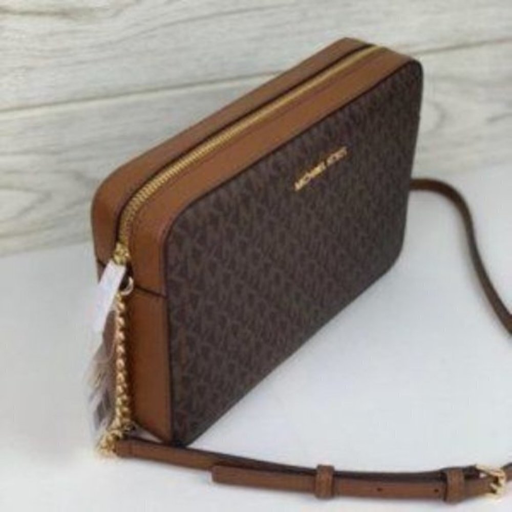 Michael Kors Crossbody Bag Signature Brown - Picture 6 of 8